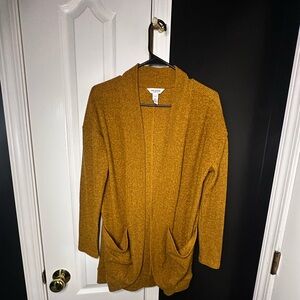 Golden Cardigan Sweater